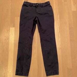 Duluth Trading Co Womens Navy Straight Leg Pants w Pockets / Size 2 x 29